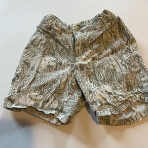 Janie and Jack safari print boys shorts size 3T